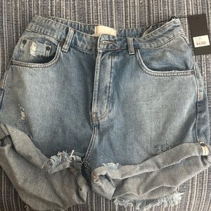 One Teaspoon Blue Denim Shorts